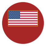 American Flag Customizable Products Sticker