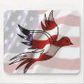 American Flag Dove Mouse Pads