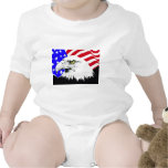 American Flag Eagle July 4th Pride Tee Shirt