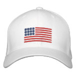 American Flag Embroidered Hat