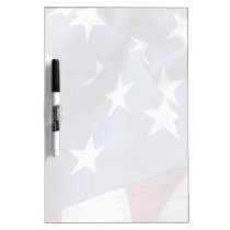 American flag fade dry erase board with pen dry erase boards