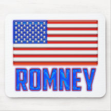 American Flag Glossy Romeny Mouse Pads