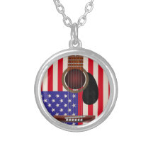 American Flag Guitar