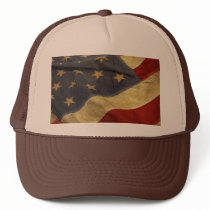 American Flag Mesh Hat