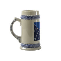 American Flag in blue skies Coffee Mugs