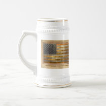 American Flag In Gold Leaf Coffee Mugs