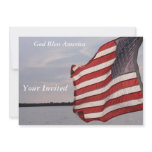 American Flag Invitation