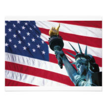 american flag invite