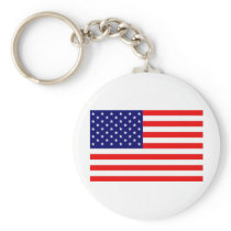 American Flag Key Chain