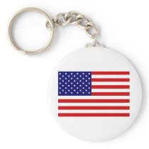 American Flag Key Chain