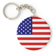 American Flag Key Chain