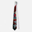 American Flag Obama Tie