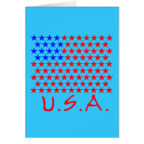 American Flag of Stars Products Cards