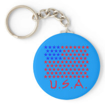 American Flag of Stars Products Keychains