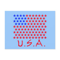 American Flag of Stars Products Postcard
