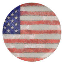 American Flag Party Plates
