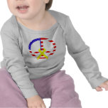 American Flag Peace & Ribbon