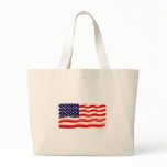 American Flag Popsicle Stick Folkart Bags
