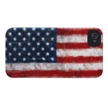American Flag Portrait iPhone 4 Case