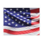 American Flag Postcard