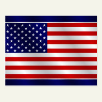 American Flag Postcard postcards