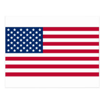 American Flag Postcard