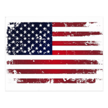American Flag Postcards