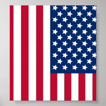 American Flag Print