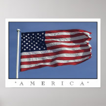 American flag poster