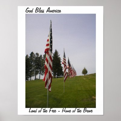 American flag poster by designs_by_morrison
