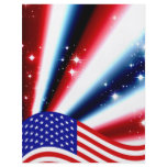 american flag pride sparkle burst flyers