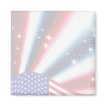 american flag pride sparkle burst fridge magnets