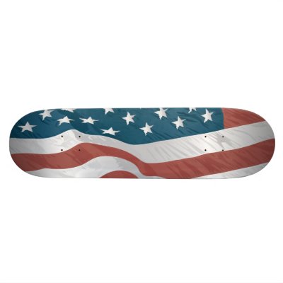 American Flag Skate Board Deck by BlueAngel85