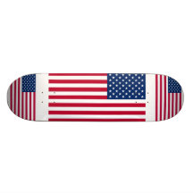 American Flag Skateboard