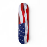 American Flag Skateboard Mini