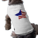 American Flag Star pet clothing