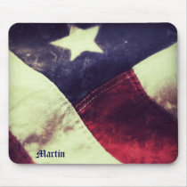 American flag star mousepad mousepads