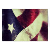 American flag star note card cards