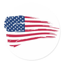 American Flag Stickers