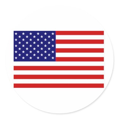 American Flag Sticker by jlmajestic