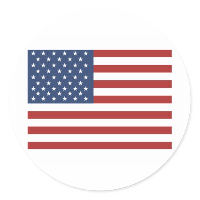American Flag stickers by patriotic_tshirts