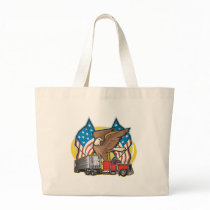 American Flag Trucker Bags