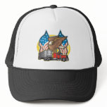 American Flag Trucker Hat