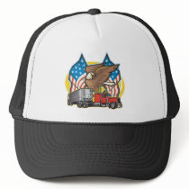 American Flag Trucker Hat