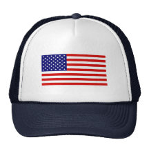 American Flag Trucker Hat