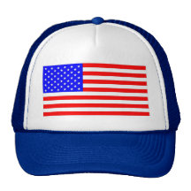 AMERICAN FLAG TRUCKER HATS