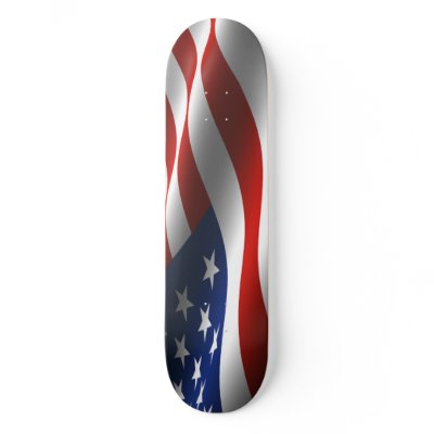 American Flag Wicked Skateboard Comp by MaxQproducts