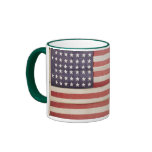 American Flag with 44 Stars Coffee Mug