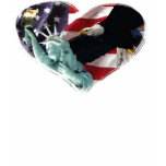 American Flag with American Eagle & Lady Liberty t-shirts