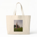 American flags in a row bags